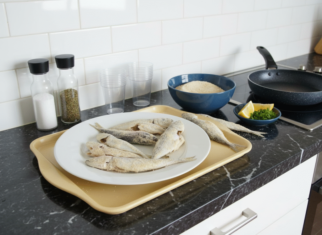 f-r-nda-m-s-r-unlu-istavrit-03-1024x747 Fırında Mısır Unlu İstavrit